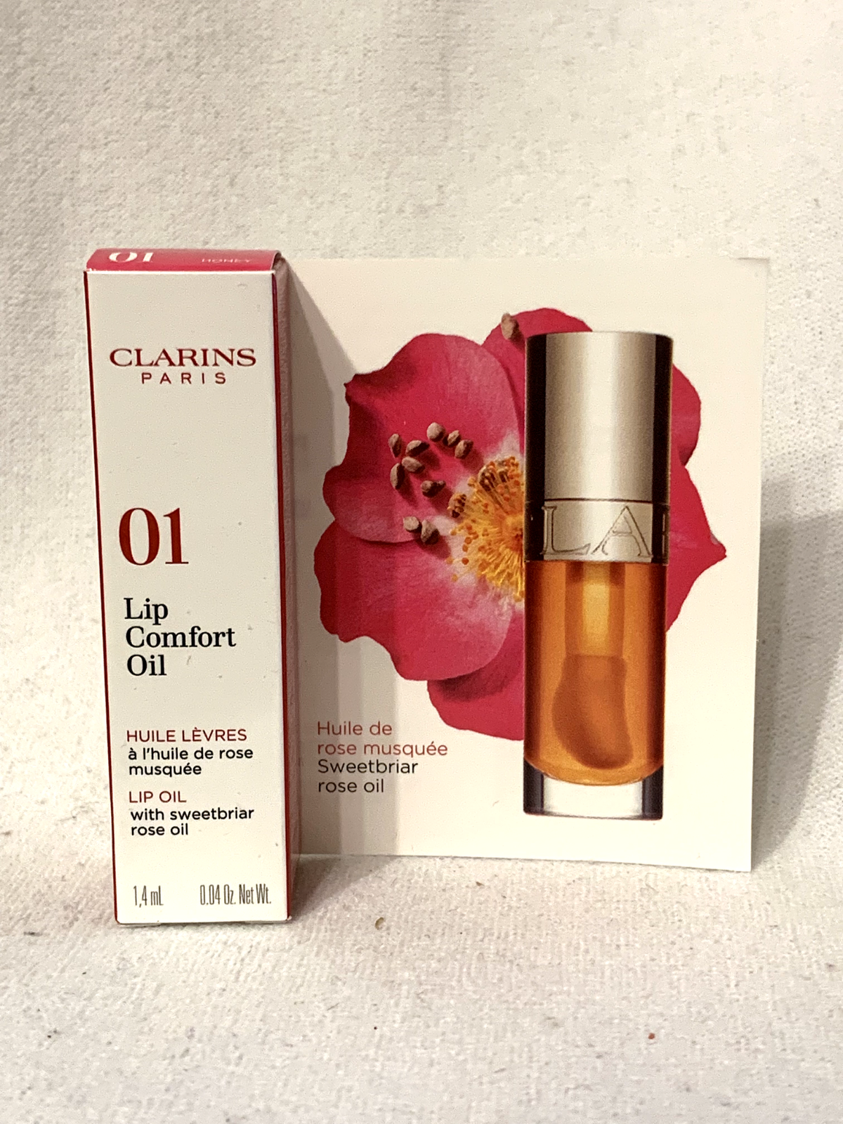 CLARINS - Brightening Lip Oil (01 Honey) 1.4ml