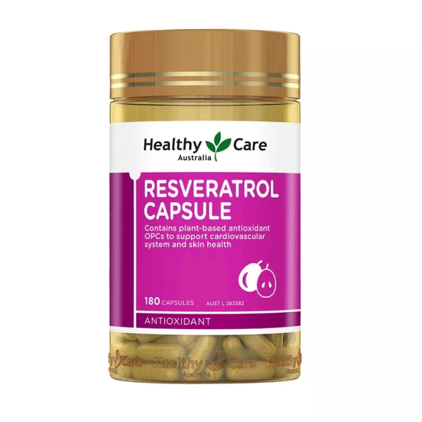 Healthy Care - Resveratrol Capsules 180 Capsules