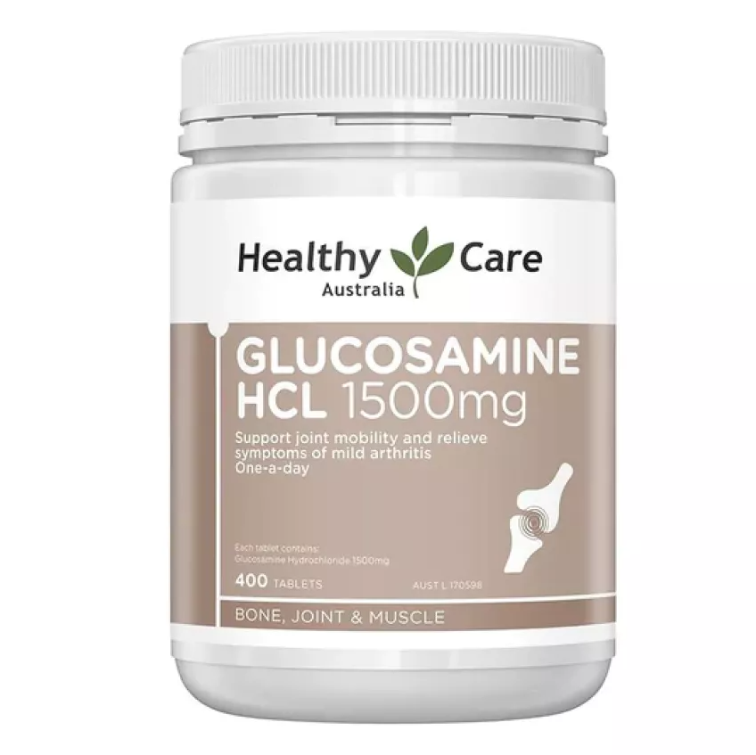 Healthy Care - Glucosamine 1500mg 400 capsules (new packaging)