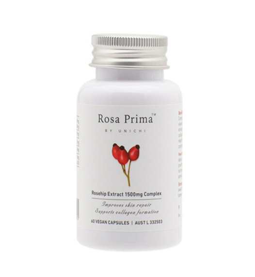 Unichi - Rose Hip Extract 1500mg Capsules Whitening Pills 60 capsules