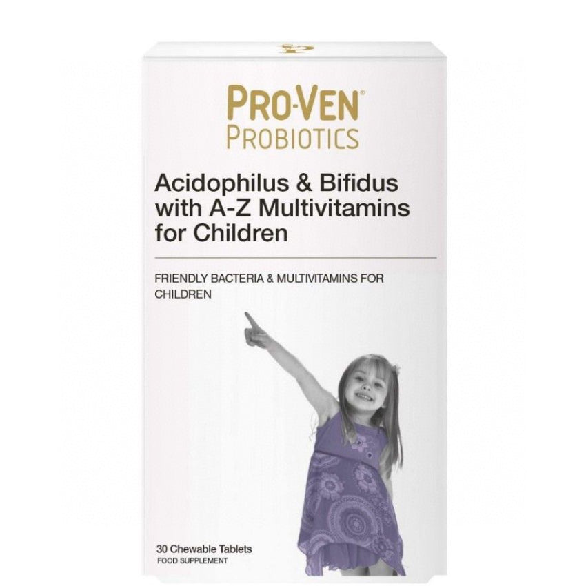PROVEN - Children's nutritional supplement (probiotics + multivitamins) 30 chewable tabletsExp:12/2024