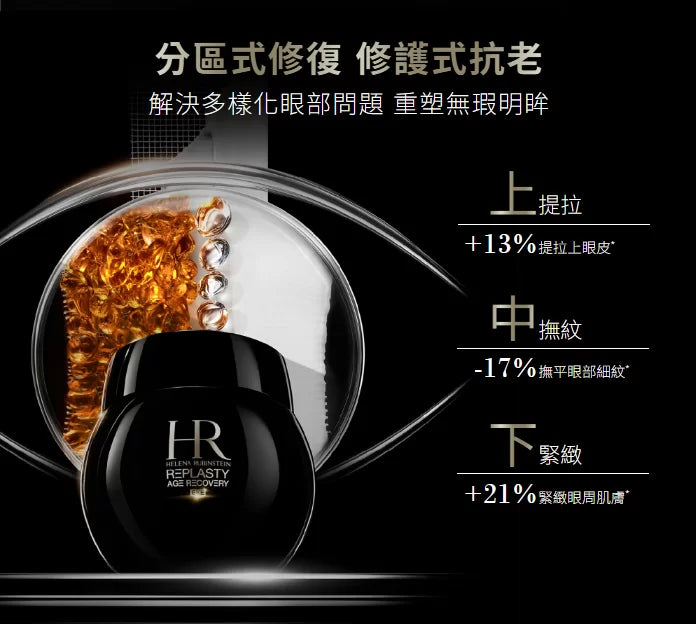 HR黑繃帶眼霜15ml 香港專櫃REPLASTY 修復眼霜 REPLASTY Eye Repairing Night Care
