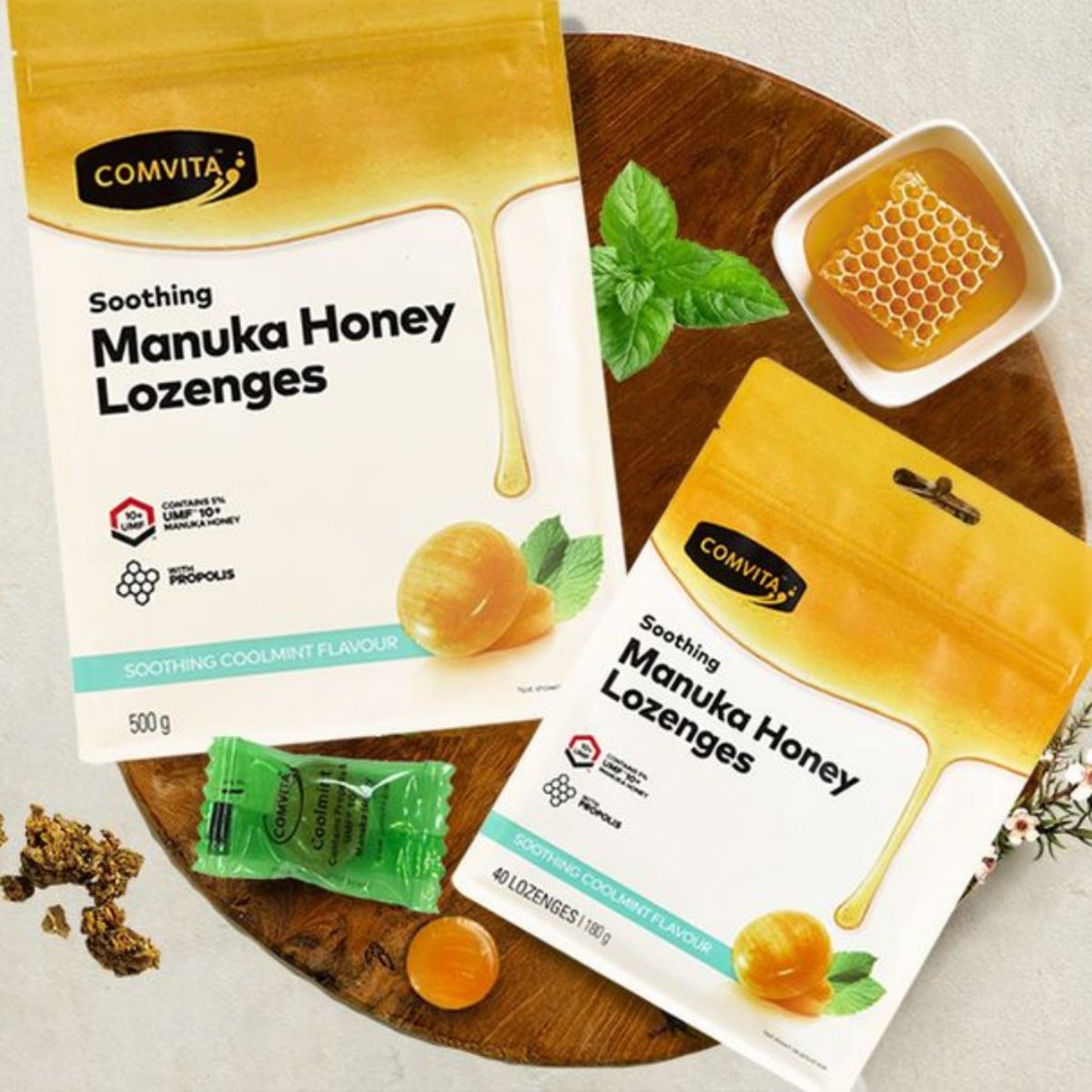 COMVITA - Manuka Honey Lozenges (Lemon Flavor) 500g