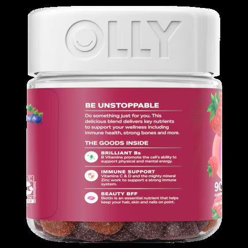 OLLY女士複合維生素軟糖90粒(Women's Multi)/ OLLY GMY WOMENS MULTI