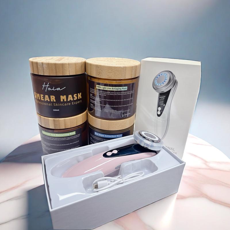 Hoia medical grade facial mask 500ml comes with an ultrasonic iontophoresis device (delivered within 14 days after placing the order)
