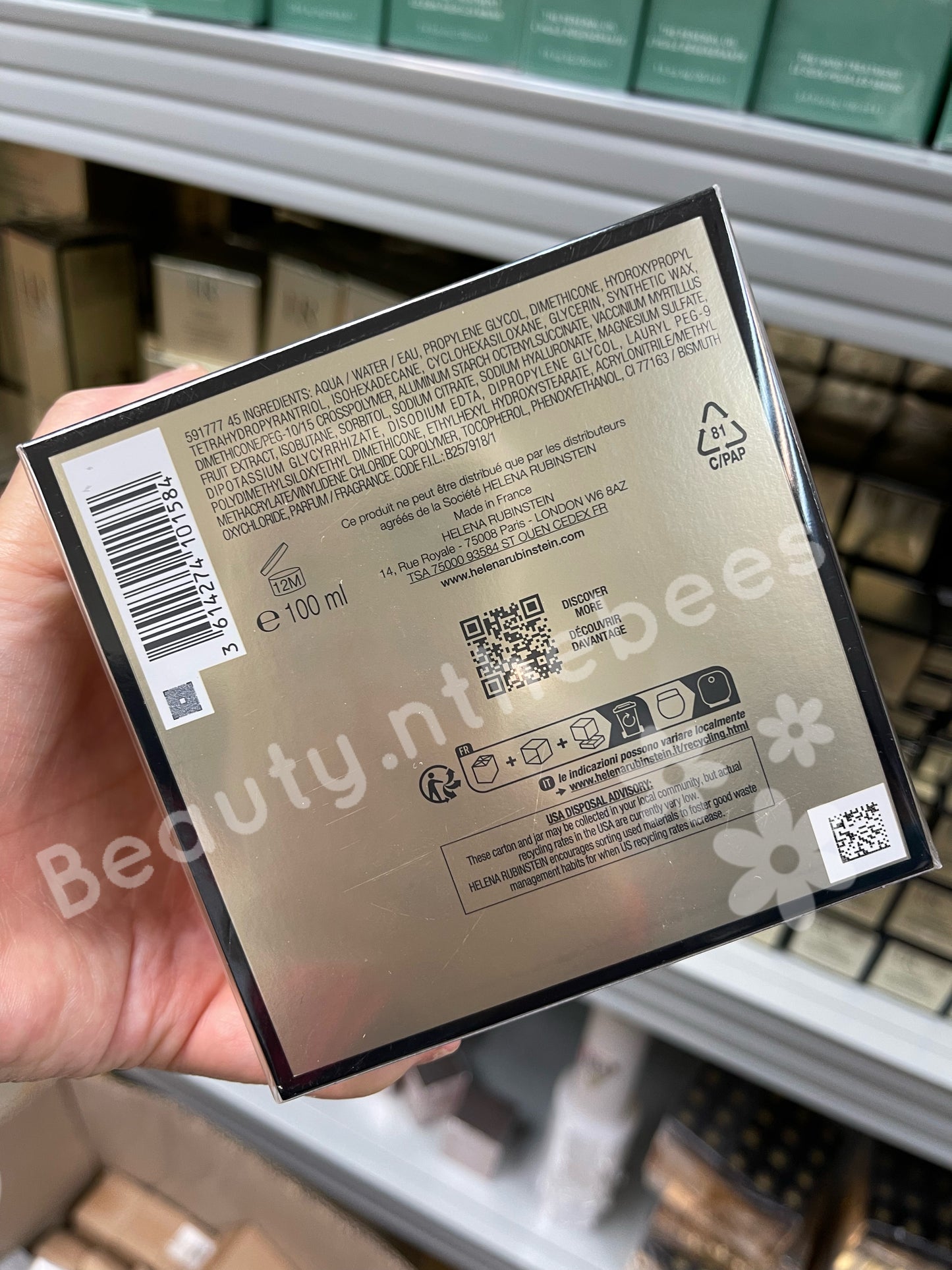 HR 黑繃帶 REPLASTY Night Cream - 100ml (Lane Crawford counter 貨源)