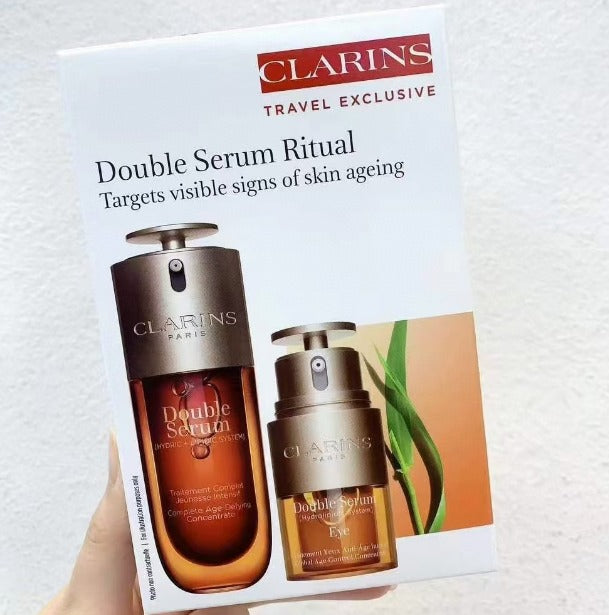 CLARINS 嬌韻詩雙萃精華50ml+雙萃二合一眼霜20ml兩件套