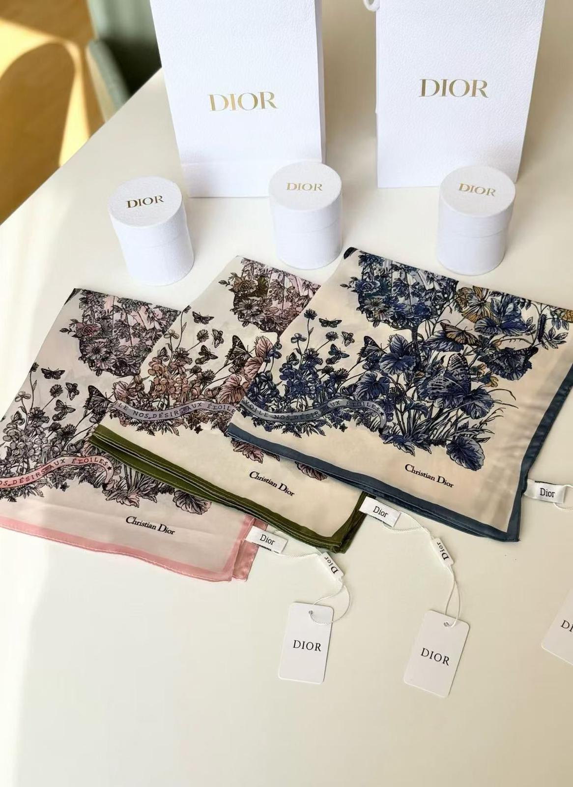 Christian Dior 秋冬蝴蝶限定絲巾