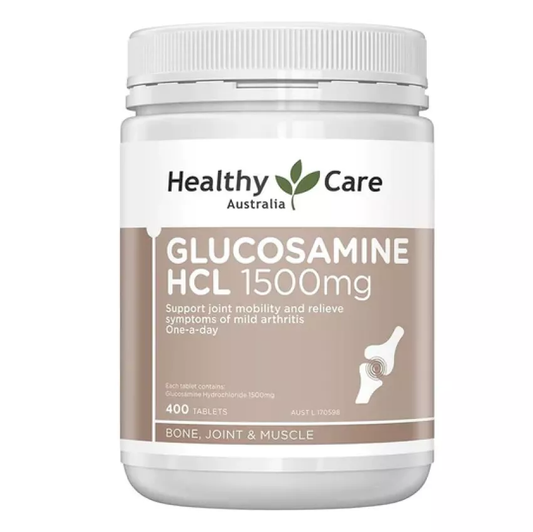 Healthy Care - Glucosamine 1500mg 維骨力葡萄糖胺 400粒(新包裝）