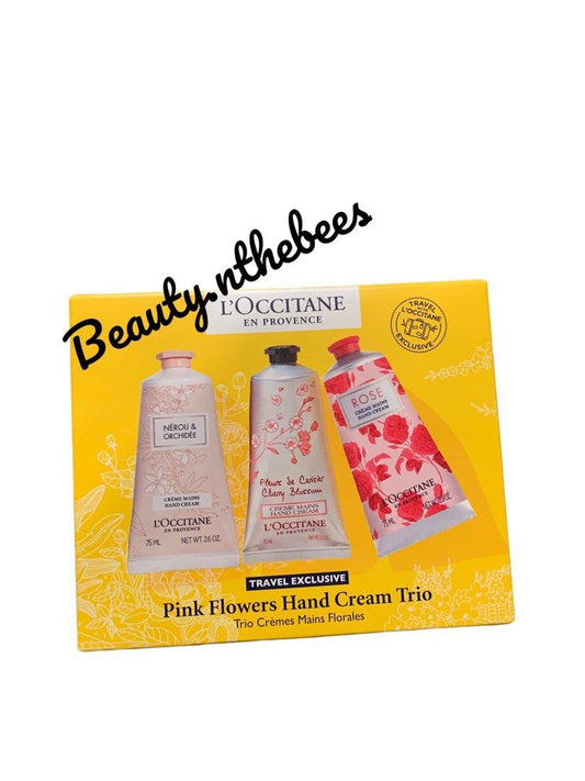 L'Occitane - Pink Floral Hand Cream 3-piece Set 75ml x3