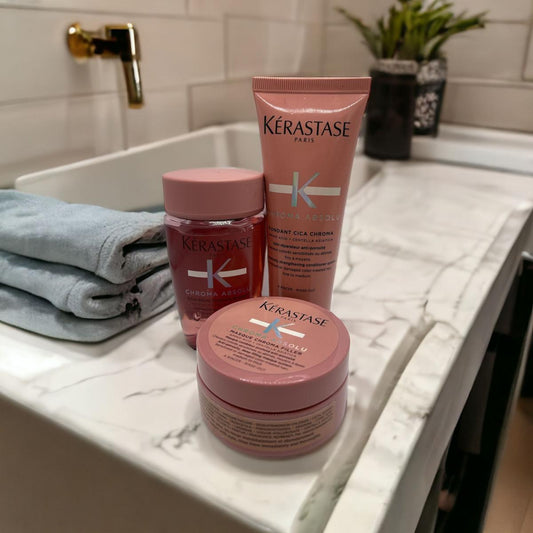 KÉRASTASE - Radiant after-dye care travel set [shampoo 80ml + hair mask 75ml + hair conditioner 75ml]