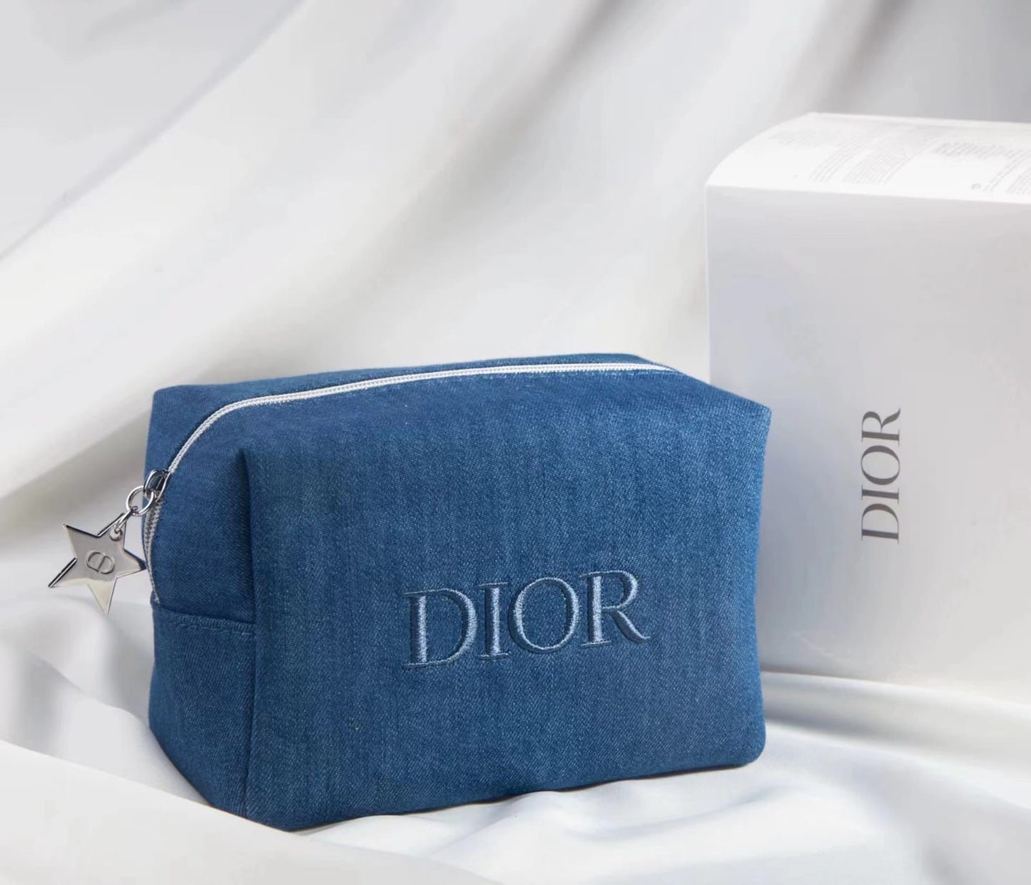 Dior Beauty Jeans cosmetic bag denim bag