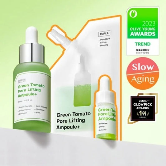 Oliveyoung排名第一的綠番茄收毛孔安瓶