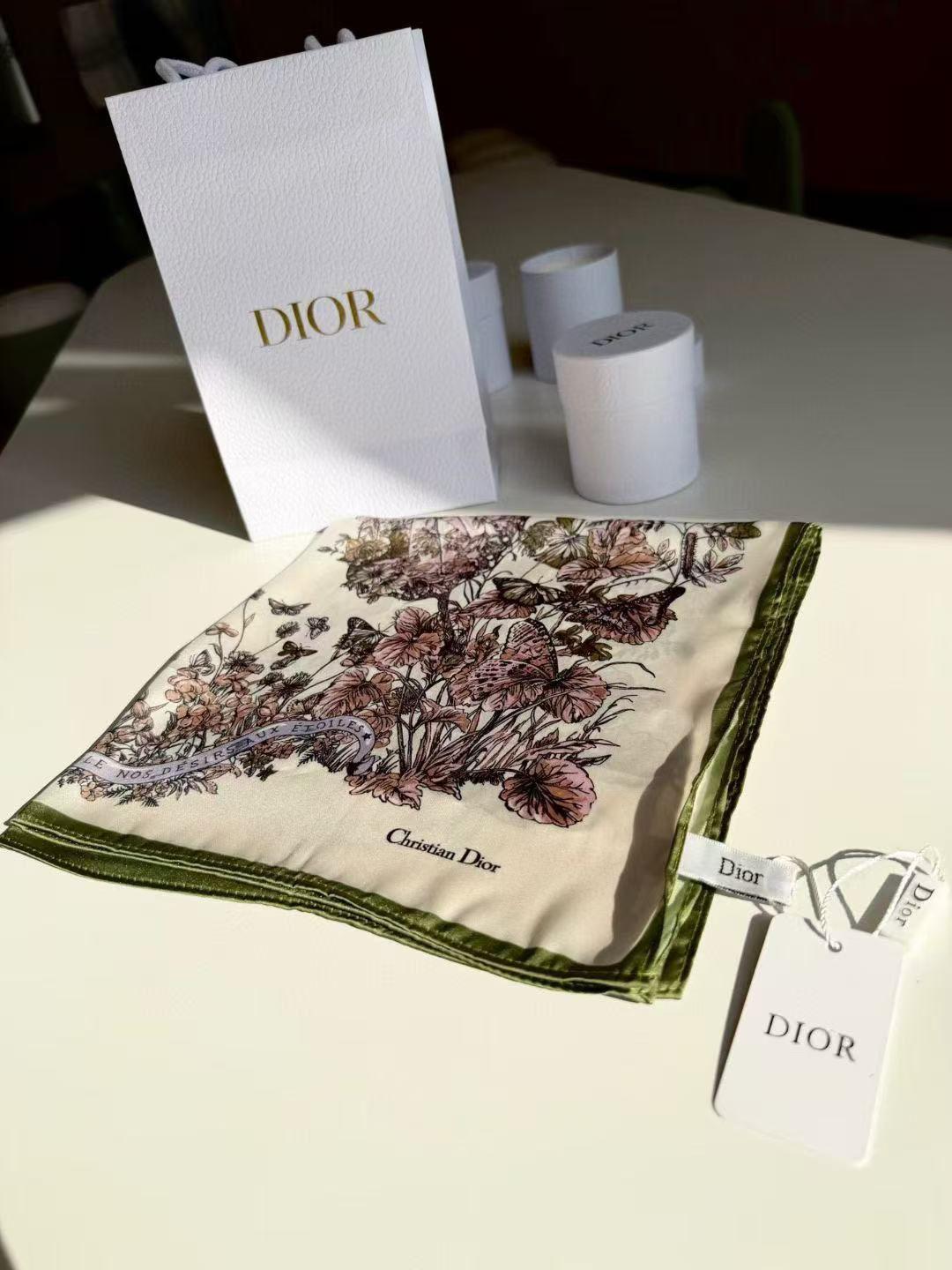Christian Dior 秋冬蝴蝶限定絲巾
