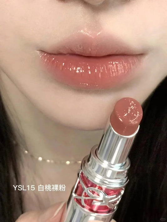 YSL No.15 白桃粉紅 Showcasing Nude